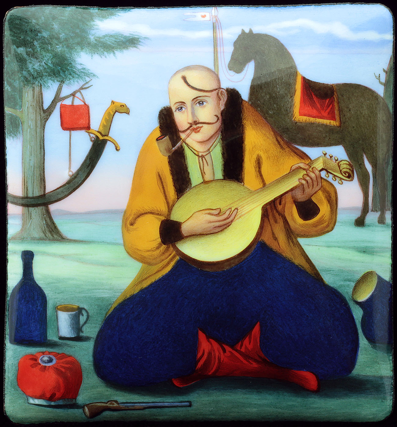 'Cossak-Bandurist' after uknown painter from 1836